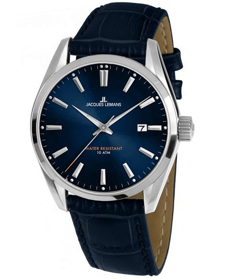 Часы Jacques Lemans Classic 1-1859C — мужские, синий