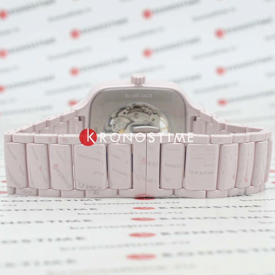 Часы Rado True Square Automatic Open Heart R27123012 — высокотехнологичная керамика, женские