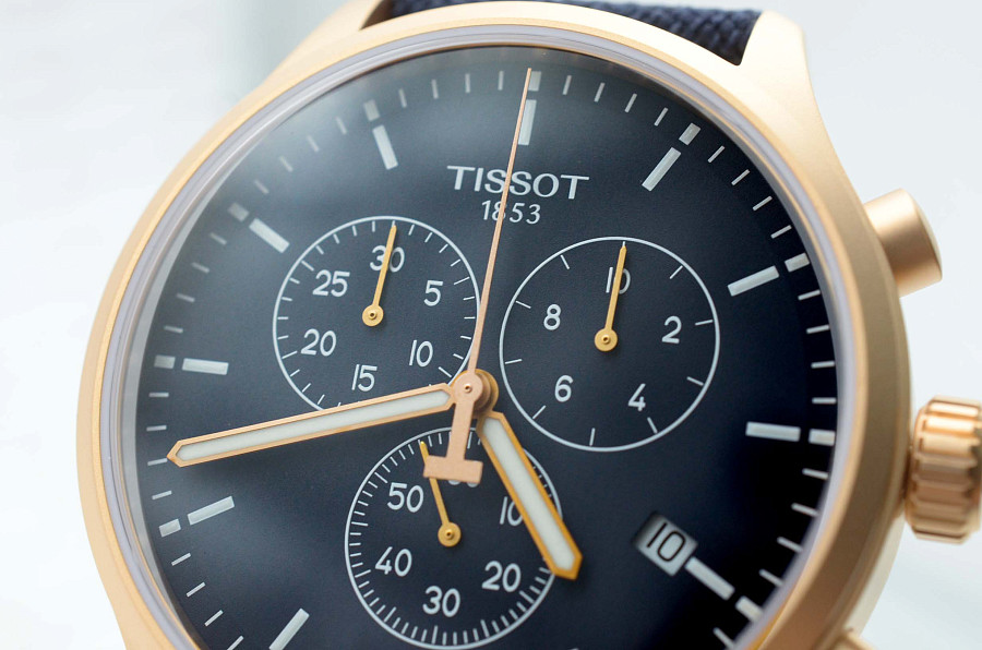 Часы Tissot Chrono XL T116.617.37.041.00 — мужские, тканевый