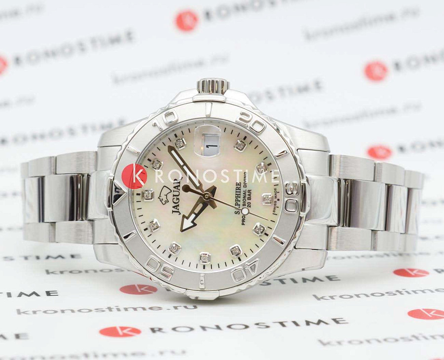 Часы Jaguar Couple Diver J870/1 — кварцевые, сталь металл
