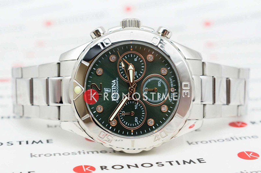 Часы Festina Boyfriend F20603/5 — кварцевые, металл сталь