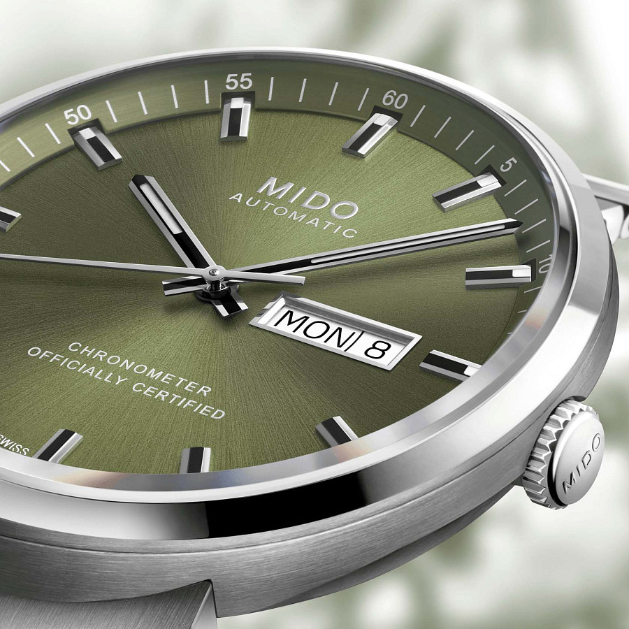 Часы Mido Commander Icone M031.631.11.091.00 — мужские, нержавеющая сталь