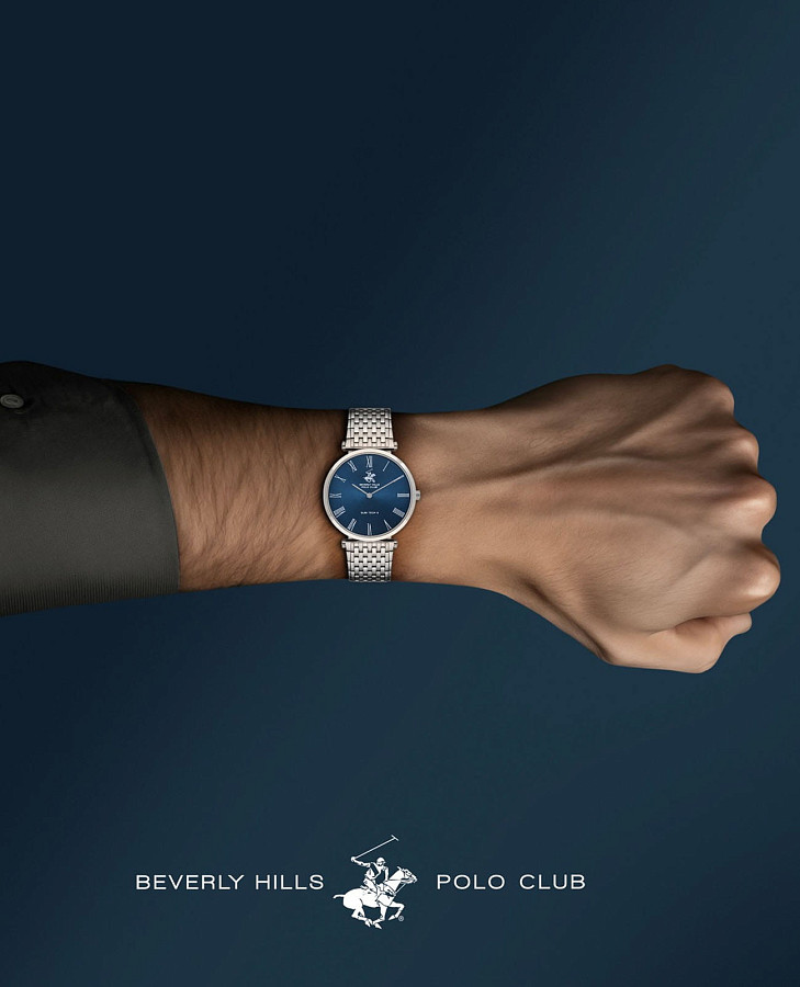 Часы Beverly Hills Polo Club Quartz BP3616X.390 — сталь металл, США