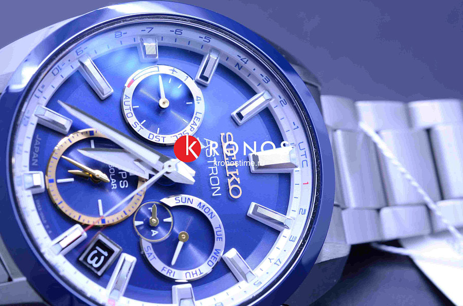 Часы Seiko Astron GPS Solar SSH045J1 — синий, Япония