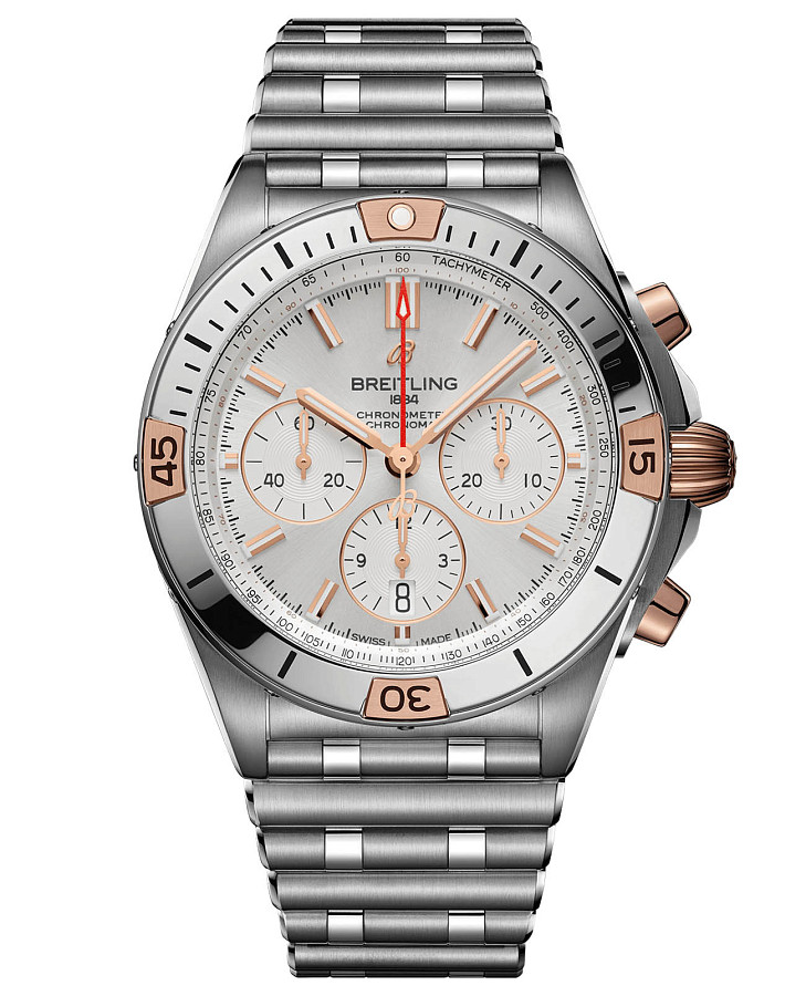 Часы Breitling Chronomat B01 42 IB0134101G1A1 — мужские, черный