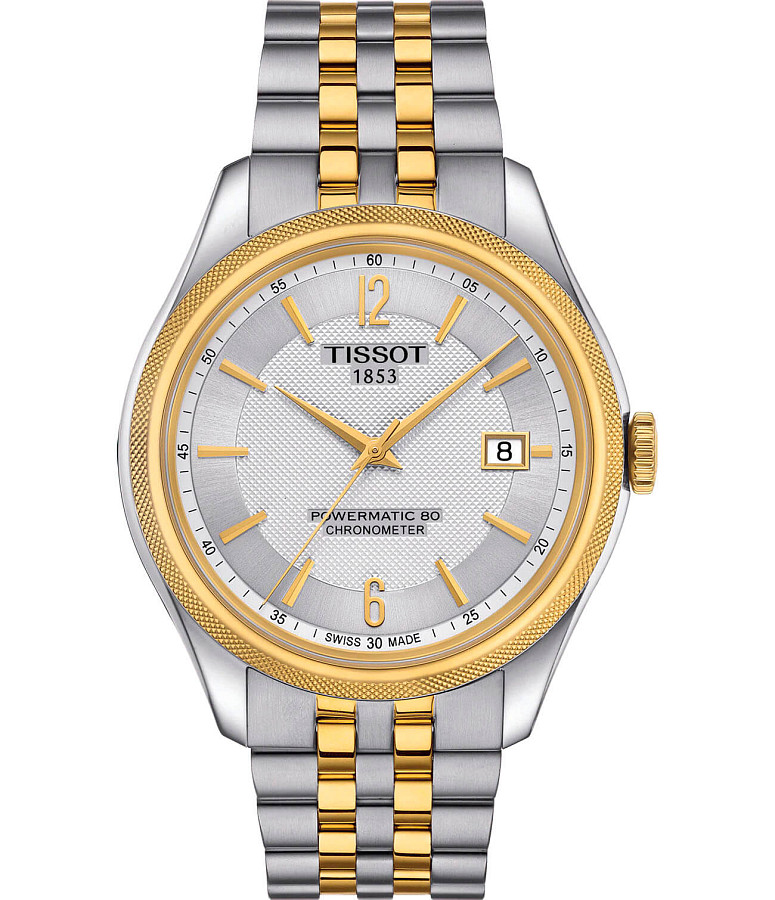Часы Tissot Ballade Powermatic 80 COSC T108.408.22.037.00 — мужские, серебристый