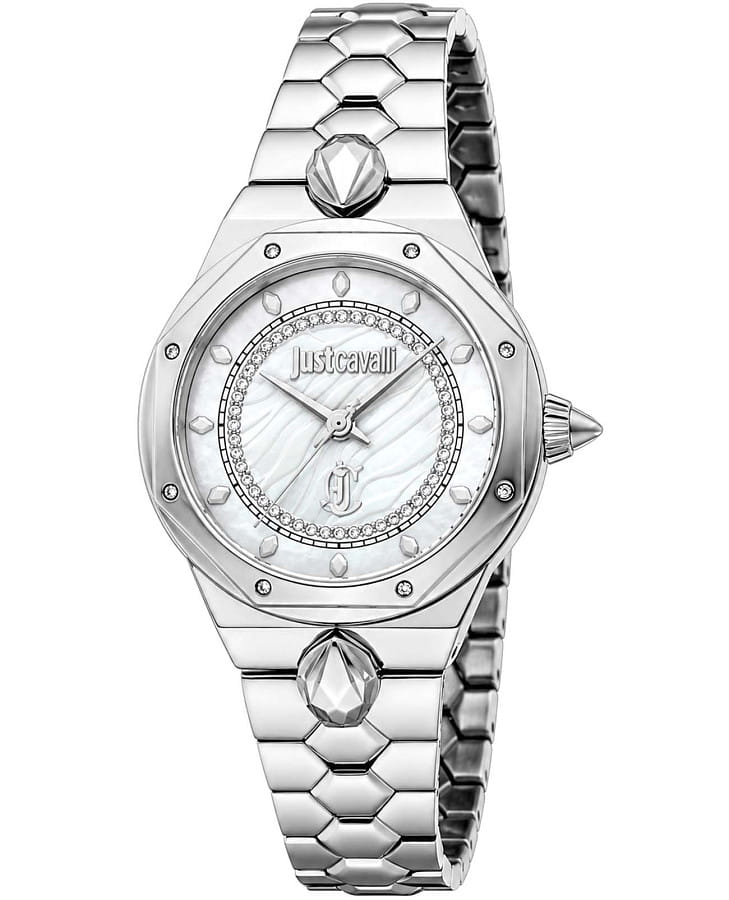 Часы Just Cavalli Stilo JC1L277M0015 — женские, серебристый
