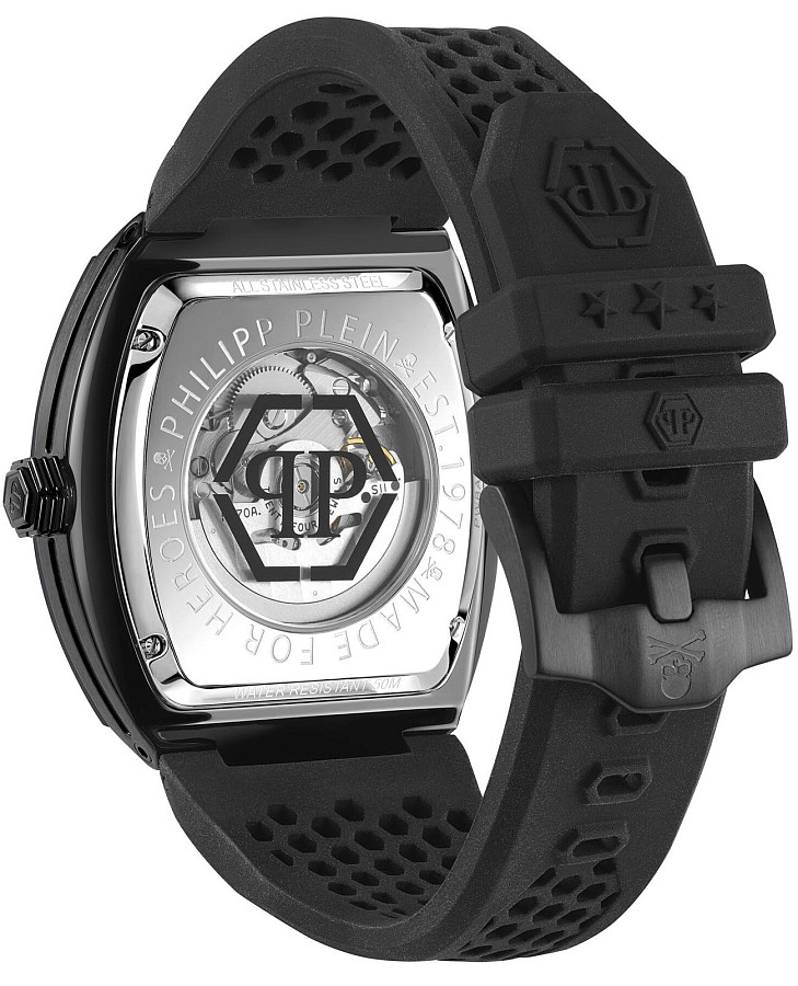 Часы Philipp Plein The Skeleton PWBAA1923 — механические, металл сталь