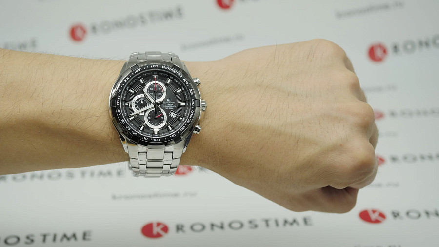 Часы Casio Edifice EF-539D-1AVUDF (EF-539D-1A) — металл сталь, нержавеющая сталь