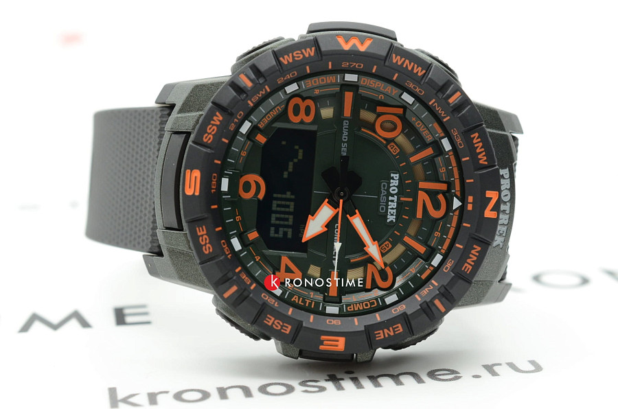Часы Casio Pro Trek PRT-B50FE-3 — пластик, мужские