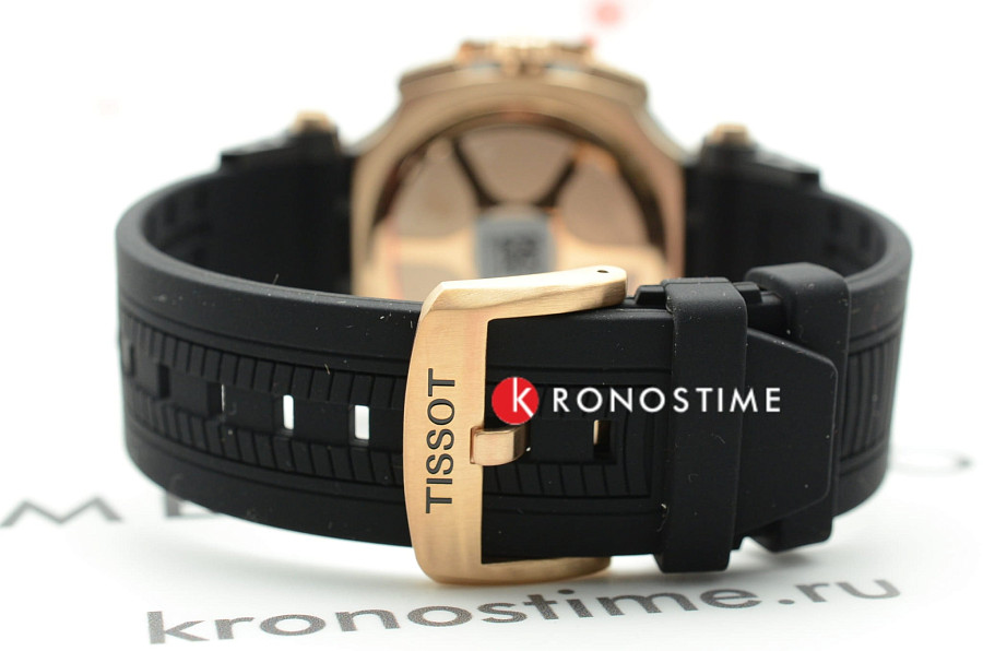 Часы Tissot T-Race Chronograph T115.417.37.051.00 — мужские, силикон