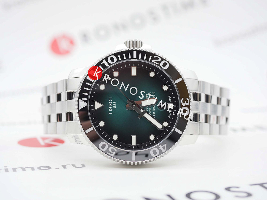 Часы Tissot Seastar 1000 Powermatic 80 T120.407.11.091.01 — Швейцария, механические