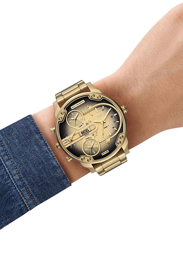 Часы Diesel Mr. Daddy 2.0 DZ7490 — кварцевые, сталь металл