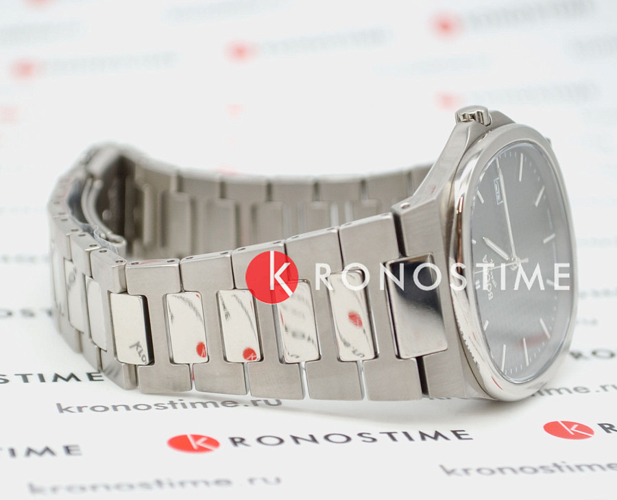 Часы Boccia Titanium Square 3657-04 — нержавеющая сталь, мужские