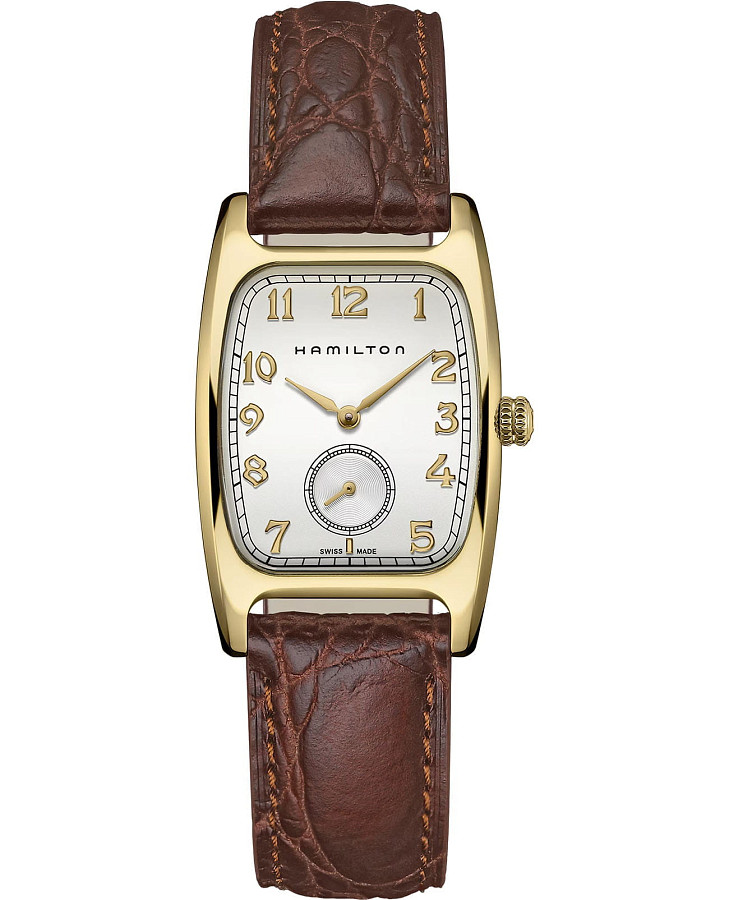 Часы Hamilton American Classic Boulton Quartz H13431553 — мужские, белый