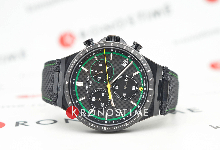 Часы Certina DS-7 Chronograph Padel Edition by Marta Ortega C043.417.38.201.10 — кварцевые, металл сталь