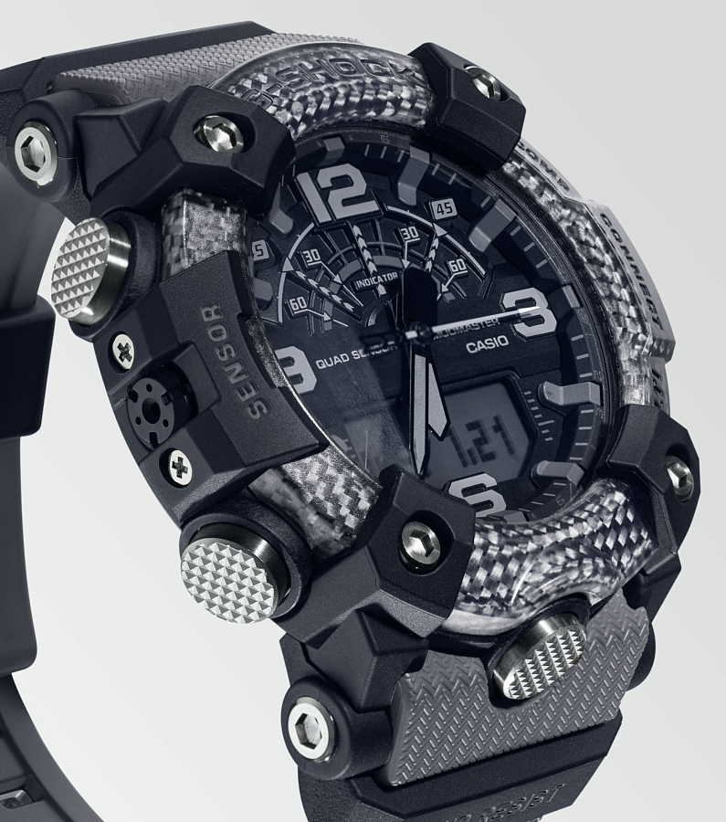Часы Casio G-Shock GG-B100-8A — электронные, сталь