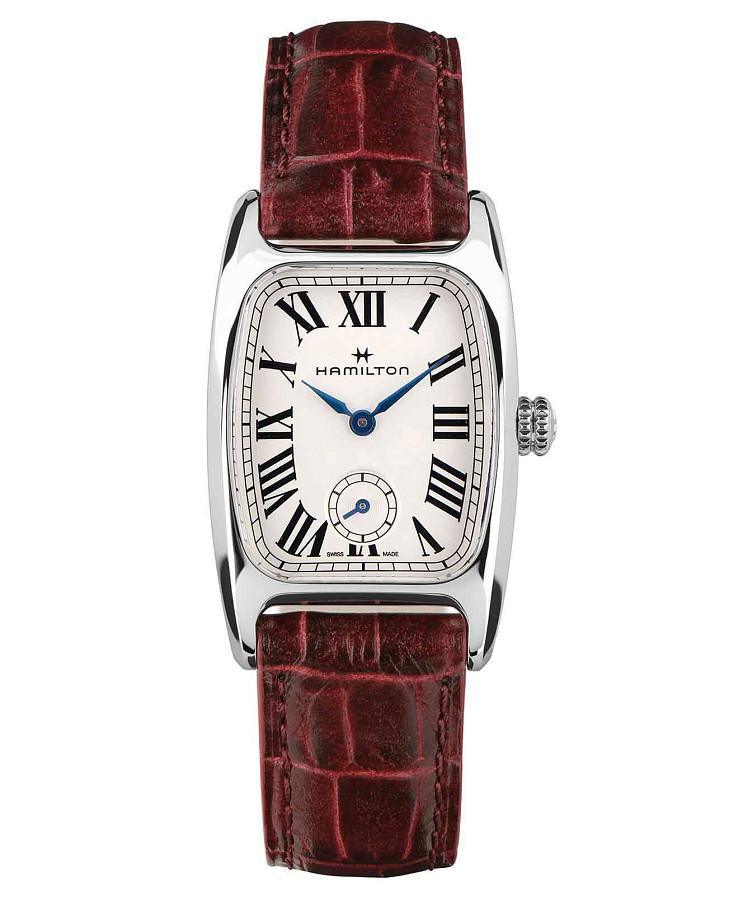 Часы Hamilton American Classic Boulton Small Second Quartz H13321811 — женские, белый