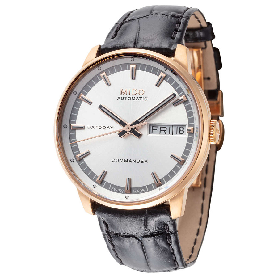 Часы Mido Commander M016.230.36.031.00 — механические, металл сталь