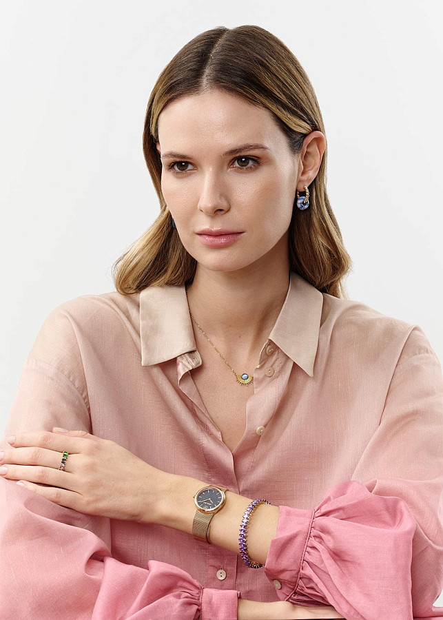 Часы Mathey-Tissot Milly D403PN — кварцевые, металл сталь