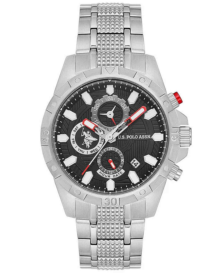 Часы U.S. Polo Assn. USPA1077-01 — мужские, черный