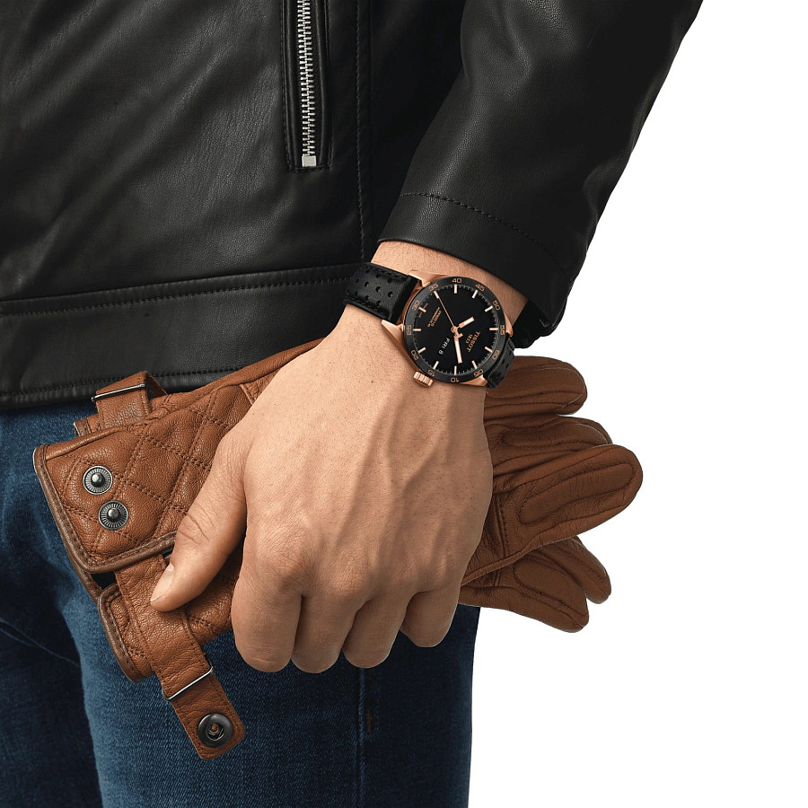 Часы Tissot PRS 516 Powermatic 80 T100.430.36.051.01 — механические, металл сталь