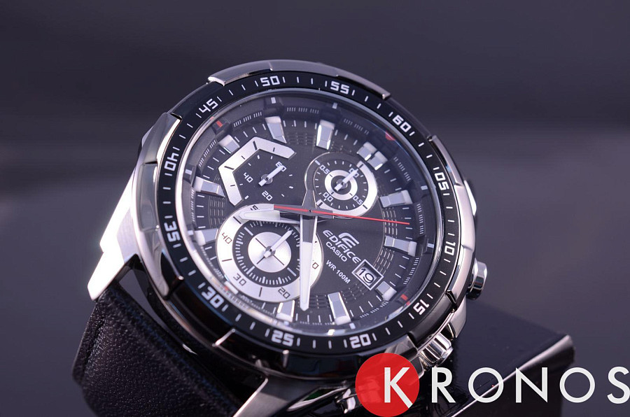 Часы Casio Edifice EFR-539L-1AVUDF (EFR-539L-1A) — металл сталь, Япония