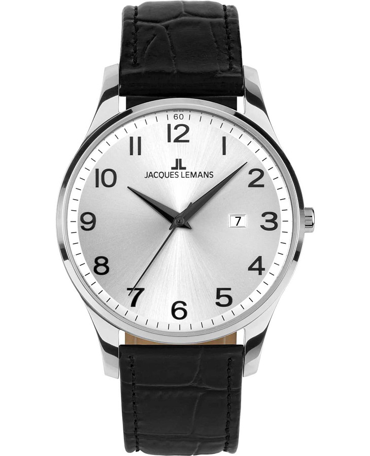 Часы Jacques Lemans Classic 1-2215E — мужские, серебристый