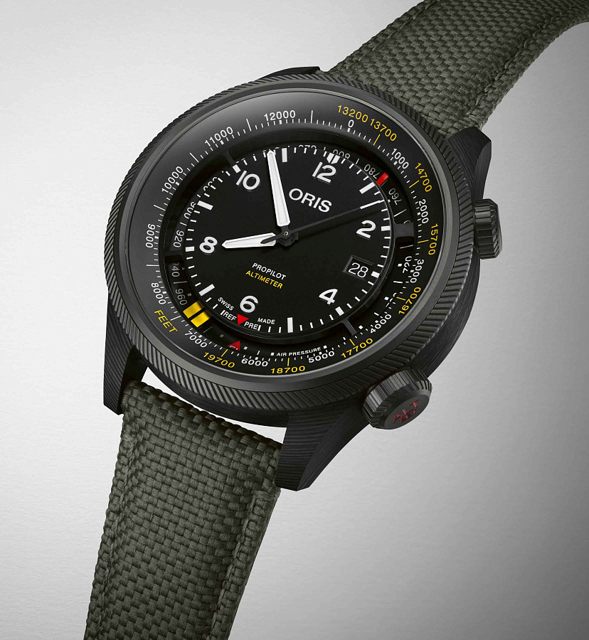 Часы Oris Propilot Altimer 01 793 7775 8734-Set — титан, Швейцария