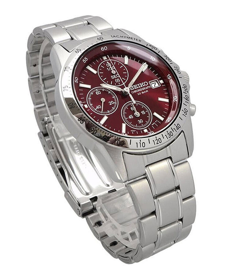 Часы Seiko Spirit Chronograph SBTQ045 — мужские, нержавеющая сталь