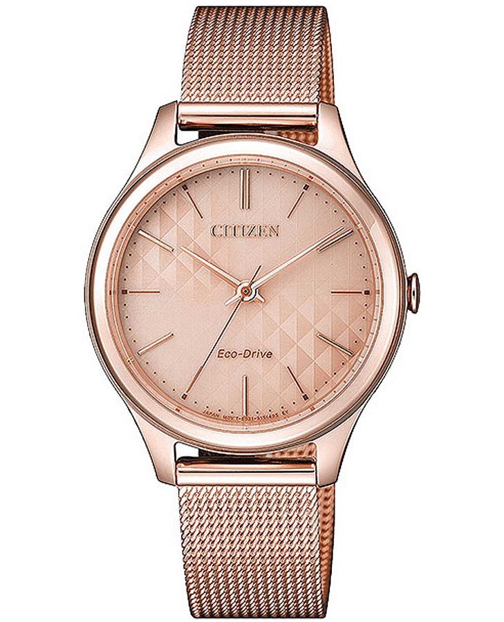 Часы Citizen Eco-Drive EM0503-83X — женские, золотой