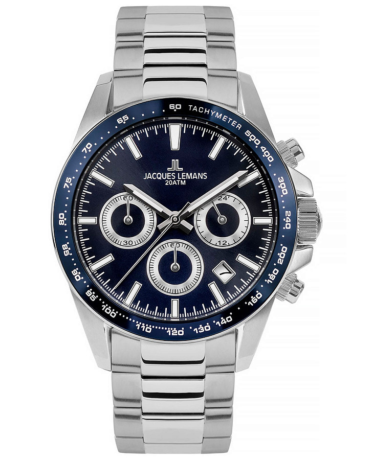 Часы Jacques Lemans Liverpool 1-1877G — мужские, синий