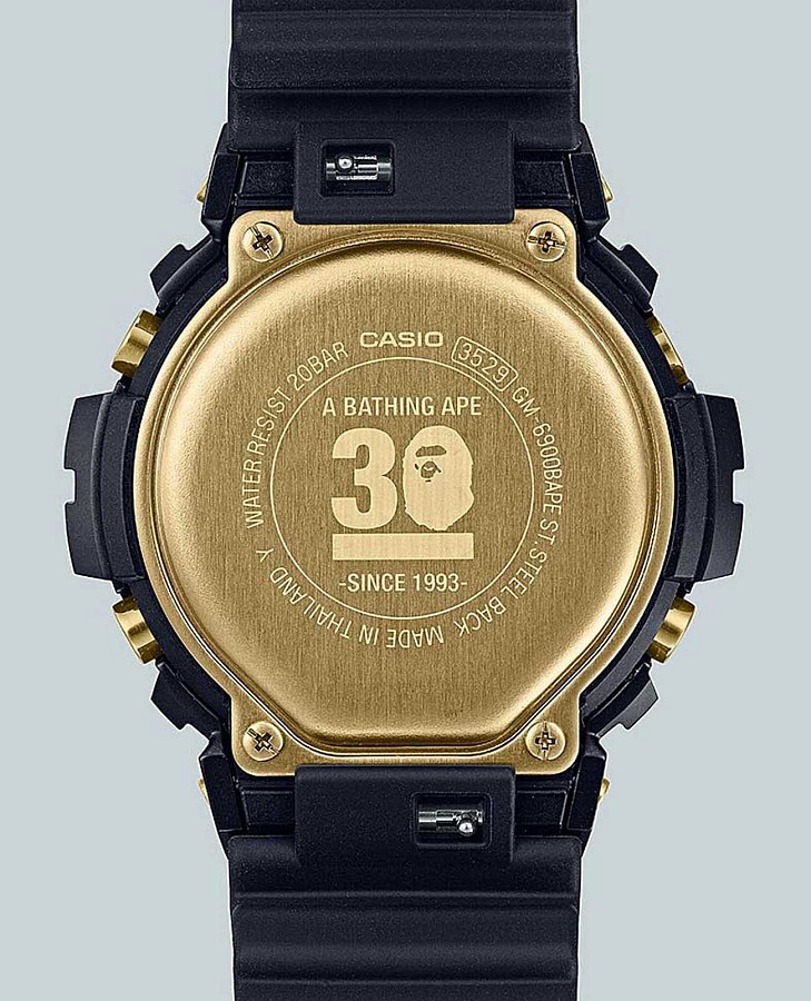 Часы Casio G-Shock GM-6900BAPE-1 — пластик карбон, Япония