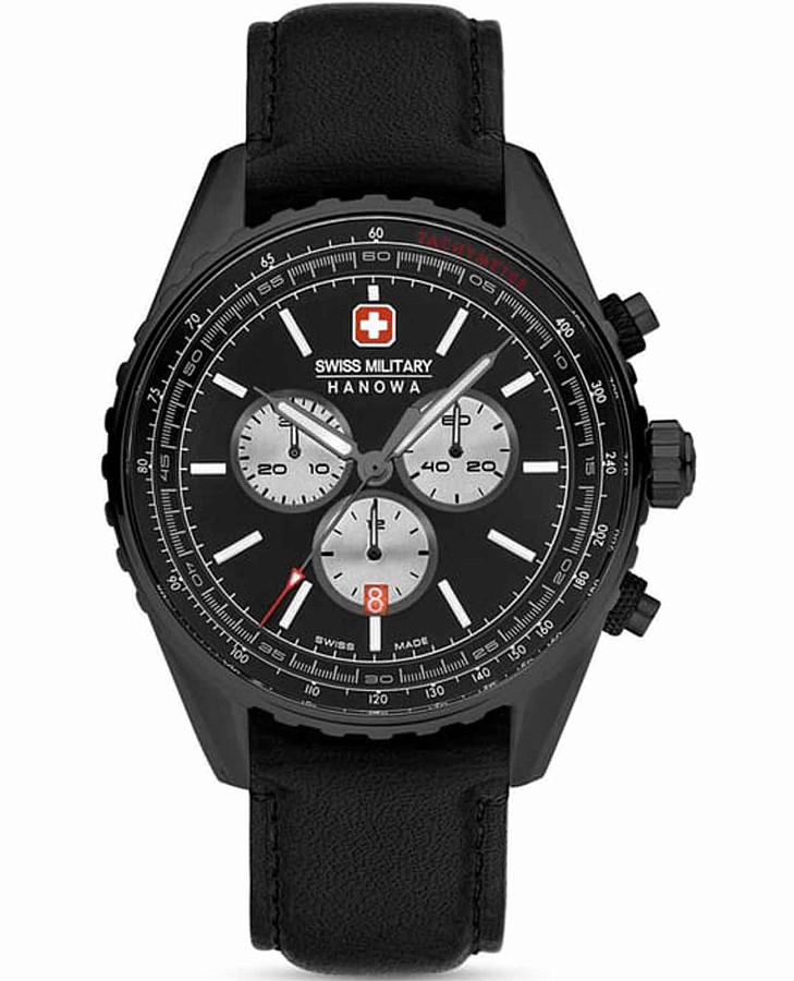 Часы Swiss Military Hanowa Afterburn Chrono SMWGC0000331 — мужские, черный