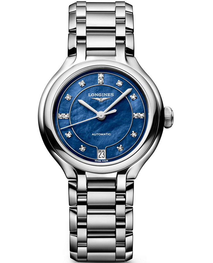 Часы Longines PrimaLuna L8.124.4.97.6 — женские, синий