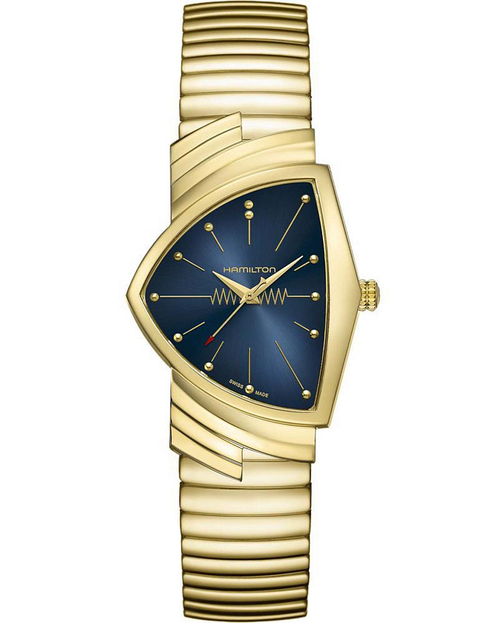 Часы Hamilton Ventura Quartz H24301141 — мужские, синий