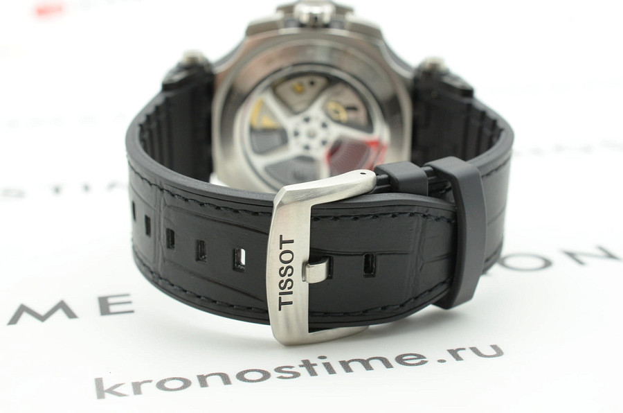 Часы Tissot T-Race Automatic Chronograph T115.427.27.061.00 — черный, сталь металл