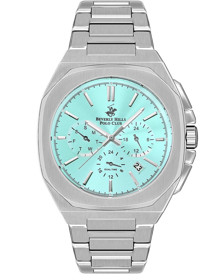 Часы Beverly Hills Polo Club BP3210X.300 — мужские, бирюзовый