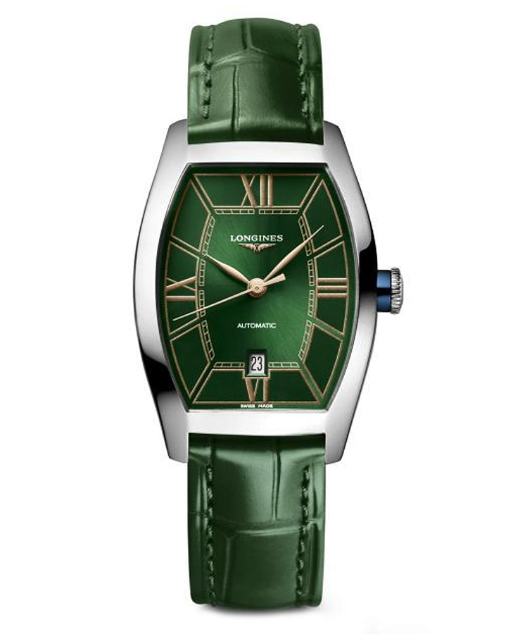 Часы Longines Evidenza L2.142.4.06.2 — женские, зеленый