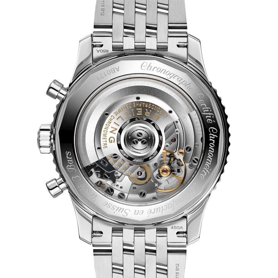 Часы Breitling Navitimer B01 Chronograph 43 AB0121211B1A1 — нержавеющая сталь, мужские