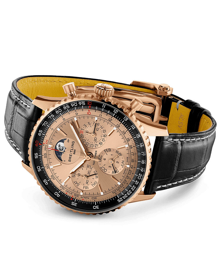 Часы Breitling Navitimer B19 Chronograph 43 Perpetual Calendar 140th Anniversary RB19101A1H1P1 — сталь металл, Швейцария