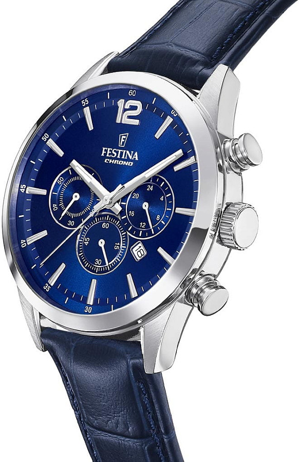 Часы Festina Timeless Chrono F20542/2 — металл сталь, Испания