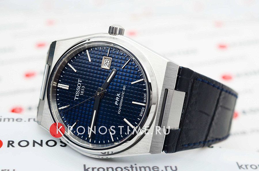 Часы Tissot PRX T137.407.16.041.00 — мужские, синий