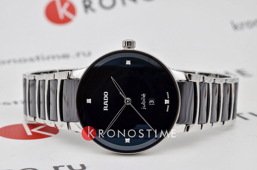 Часы Rado Centrix Diamonds R30026712 — кварцевые, металл сталь
