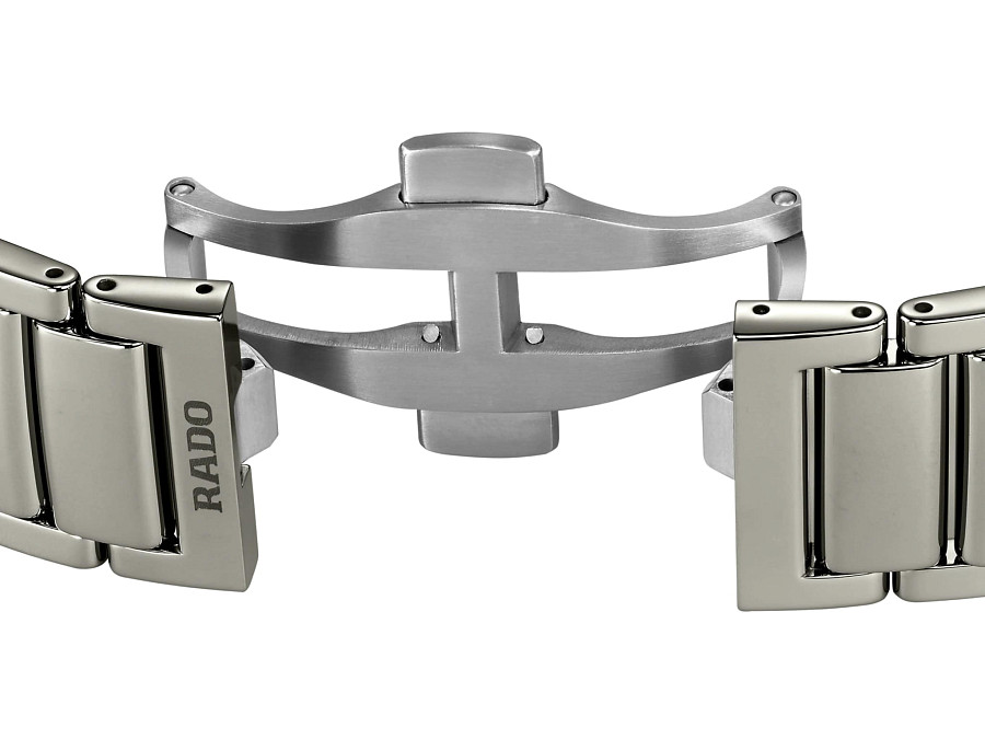 Часы Rado True Square Automatic Skeleton R27125152 — мужские, высокотехнологичная керамика + титан