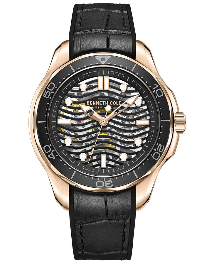 Часы Kenneth Cole Automatic KCWGR2220901 — мужские, черный