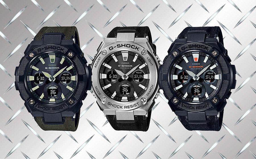Часы Casio G-Shock GST-W130C-1A — Япония, электронные