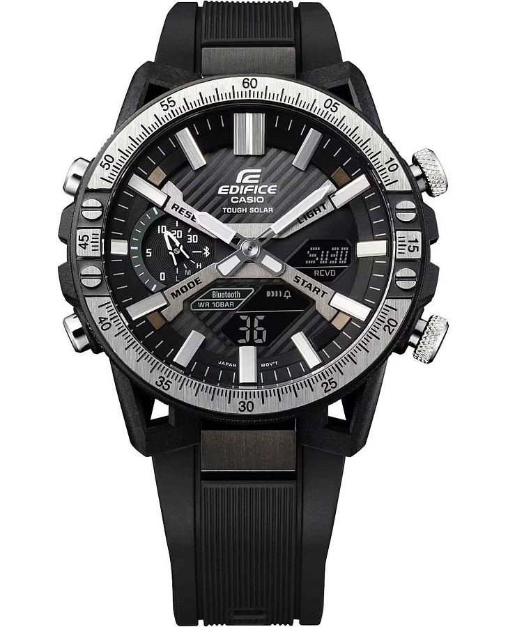 Часы Casio Edifice ECB-2000TP-1A — карбон сталь металл, Япония