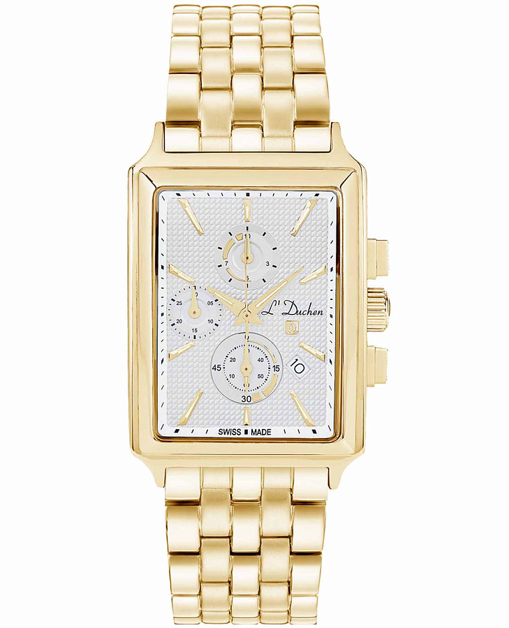 Часы L'Duchen Adventure Chrono D 612.20.33 — мужские, серебристый