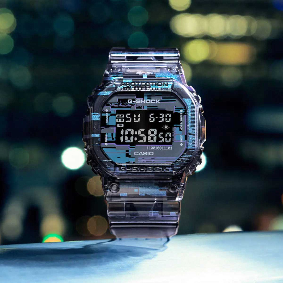 Часы Casio G-Shock DW-5600NN-1E — мужские, синий